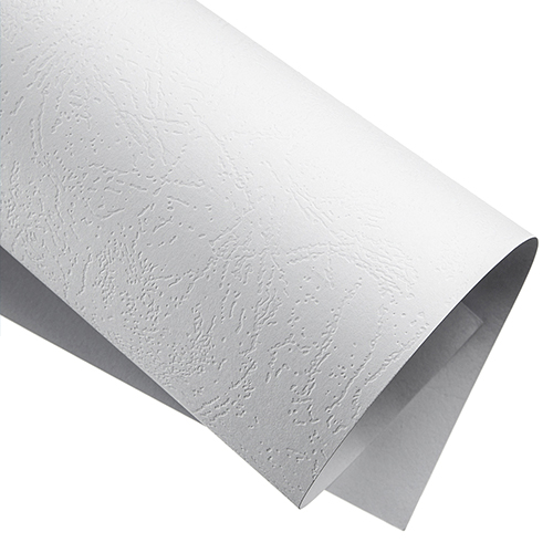 Обкладинки А4 картонні "під шкіру" 230 г, білі, 100 шт BINDITEK (000013416)